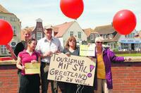 Protest gegen Greetland